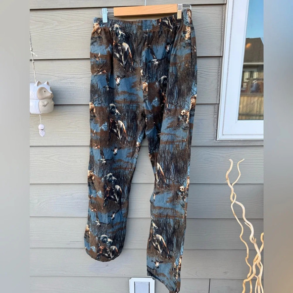 Brown and Blue pajamas pants - Picture 3 of 6